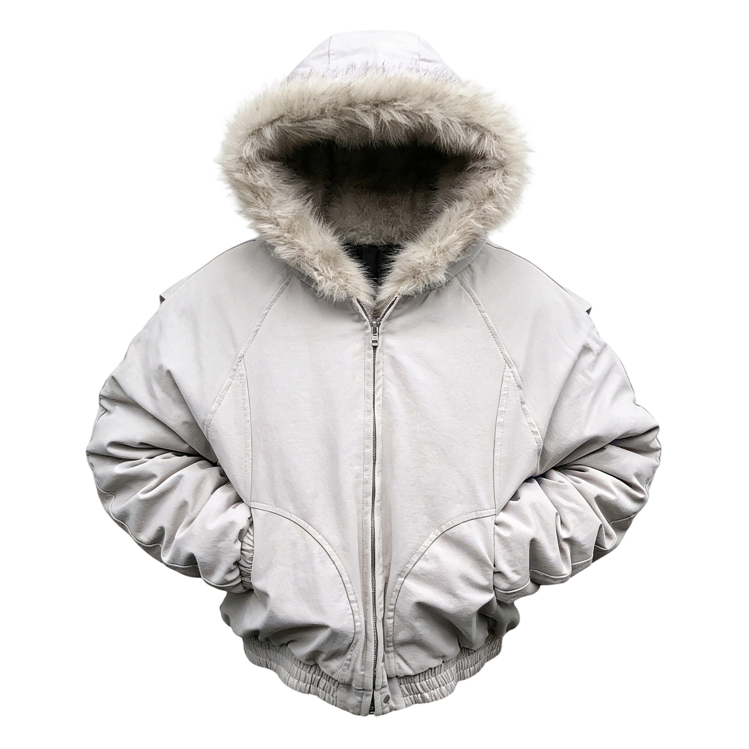 

Пуховик Unisex Hooded Thickened ZIAREL, серый mountain hawk puffer jacket