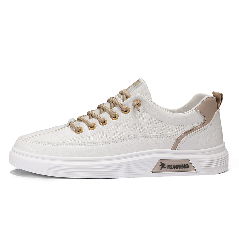 

Износостойкие низкие мужские кроссовки Bull charm, White Khaki
