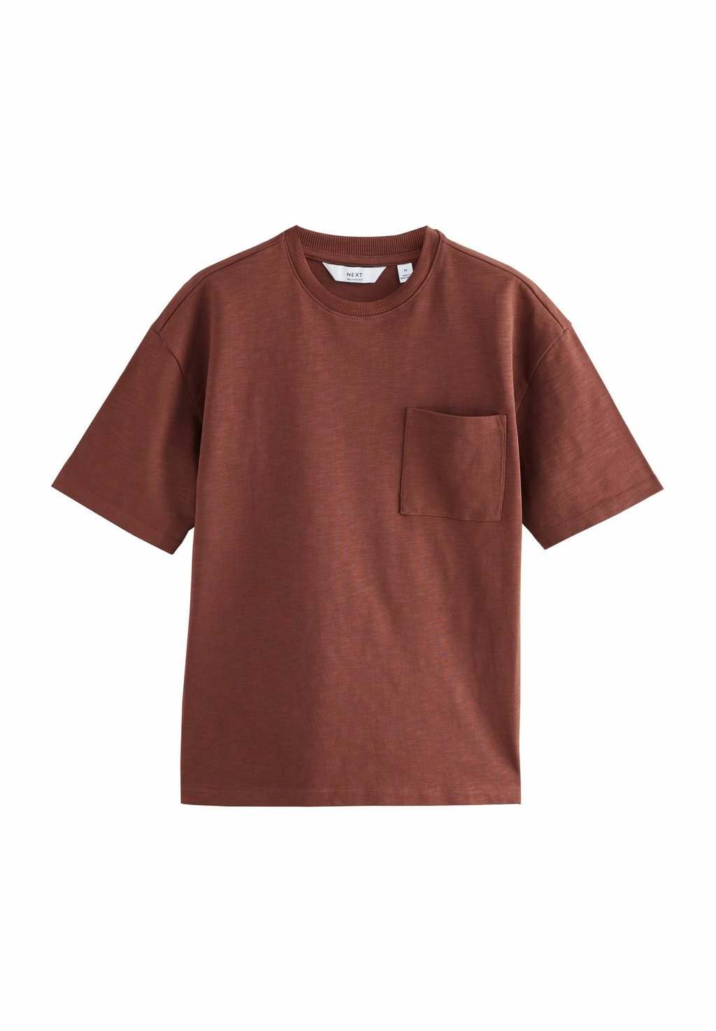 

Базовая футболка REGULAR FIT Next, темно-коричневый