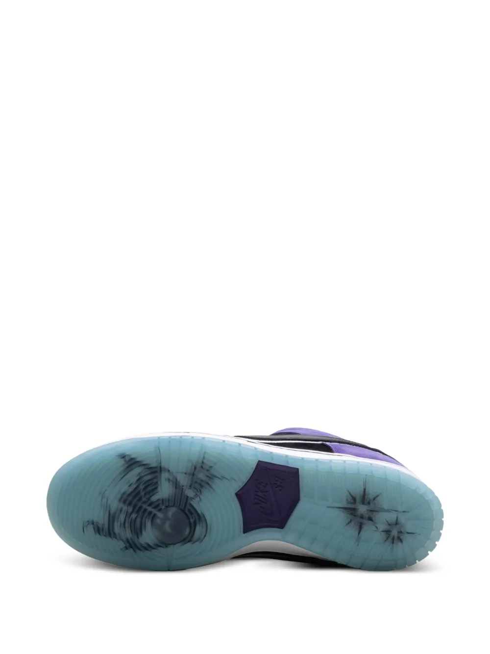 Кроссовки SB Dunk Low "Hayley Wilson - Court Purple/White/Black/Lagoon Pulse" Nike, фиолетовый — фото 4