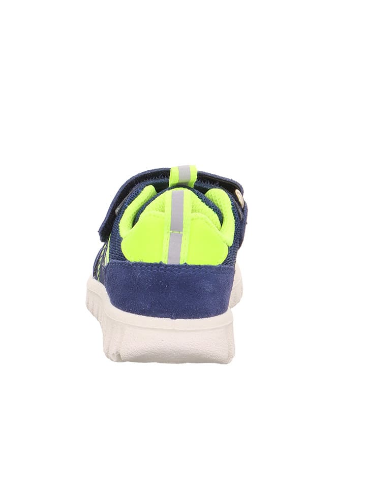 Кроссовки на шнуровке superfit Leder-Sneakers, темно-синий — фото 4
