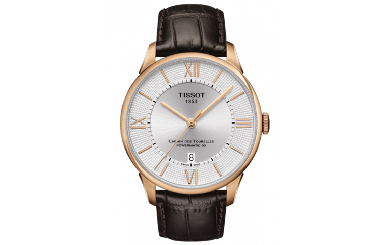 

TISSOT Часы Men's Tourelles Collection Watch, Silver Dial