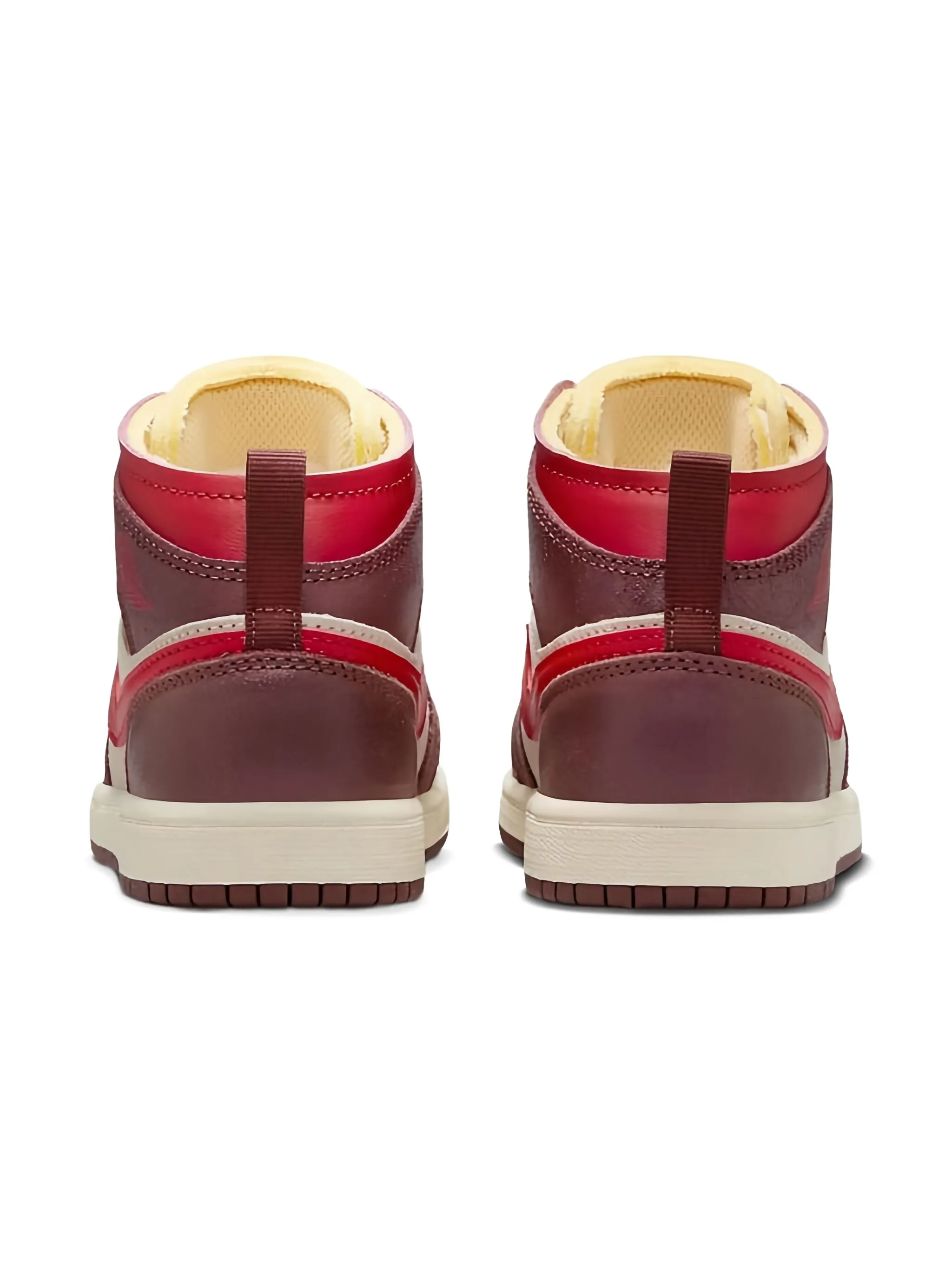 Кроссовки Jordan 1 Mid SE Coconut Milk/Dark Pony/Pale Vanilla/Varsity Jordan Kids, красный — фото 3