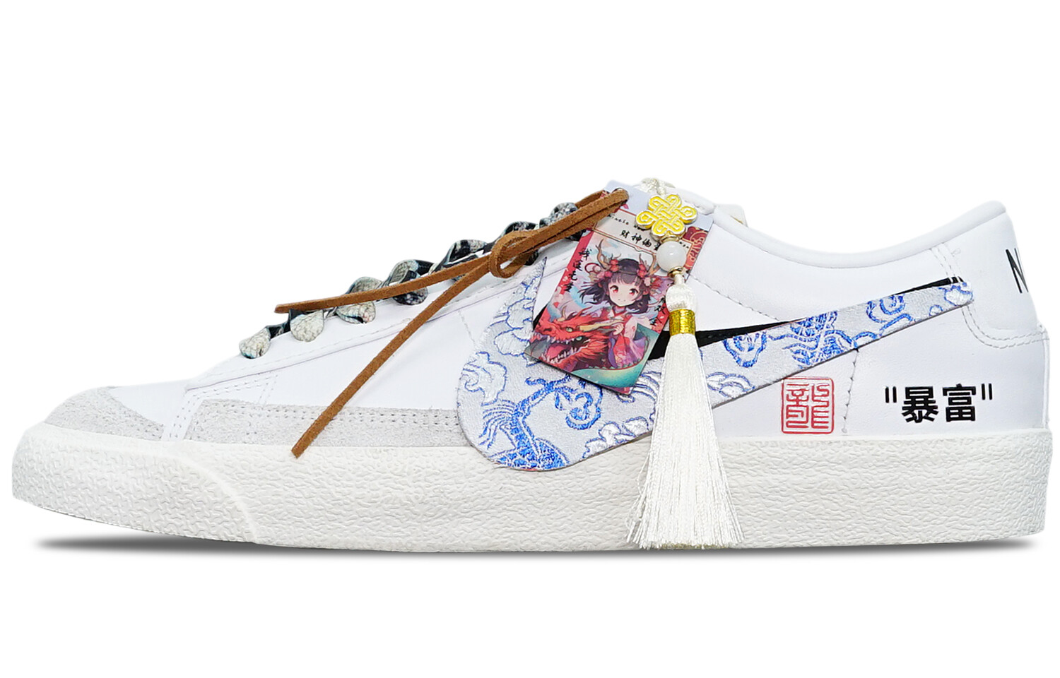 

Кроссовки Nike Blazer Skateboard Shoes Unisex Low-Top White