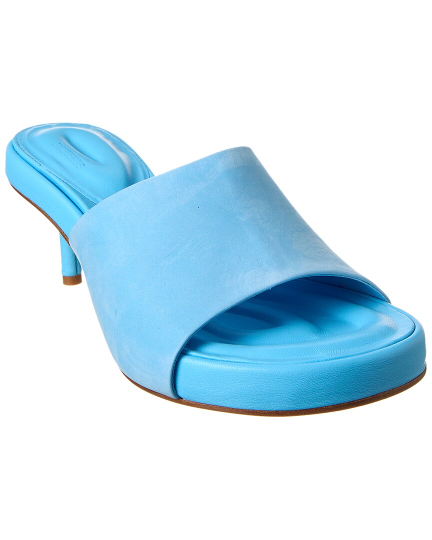 Сандалии из кожи Jacquemus Les Mules Argilla, синий