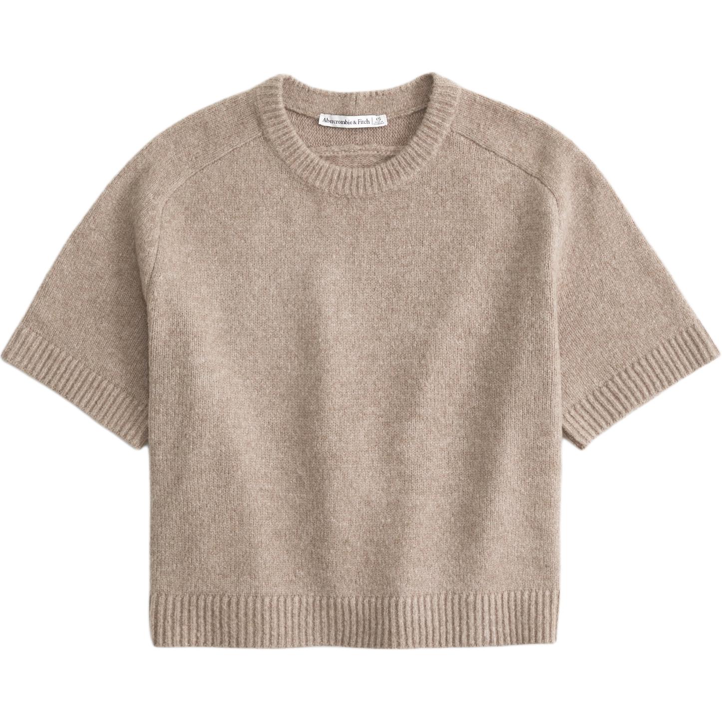 

Футболка женская Abercrombie＆Fitch, светло-коричневый