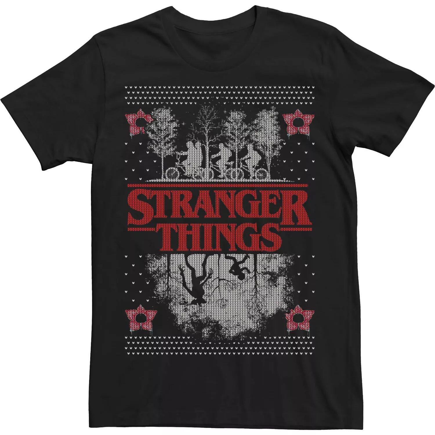 

Мужская футболка в стиле рождественского свитера Netflix Stranger Things Ugly Licensed Character