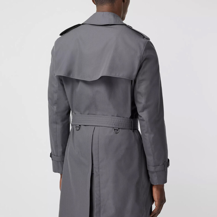 Тренчкот мужской Burberry серый — фото 4