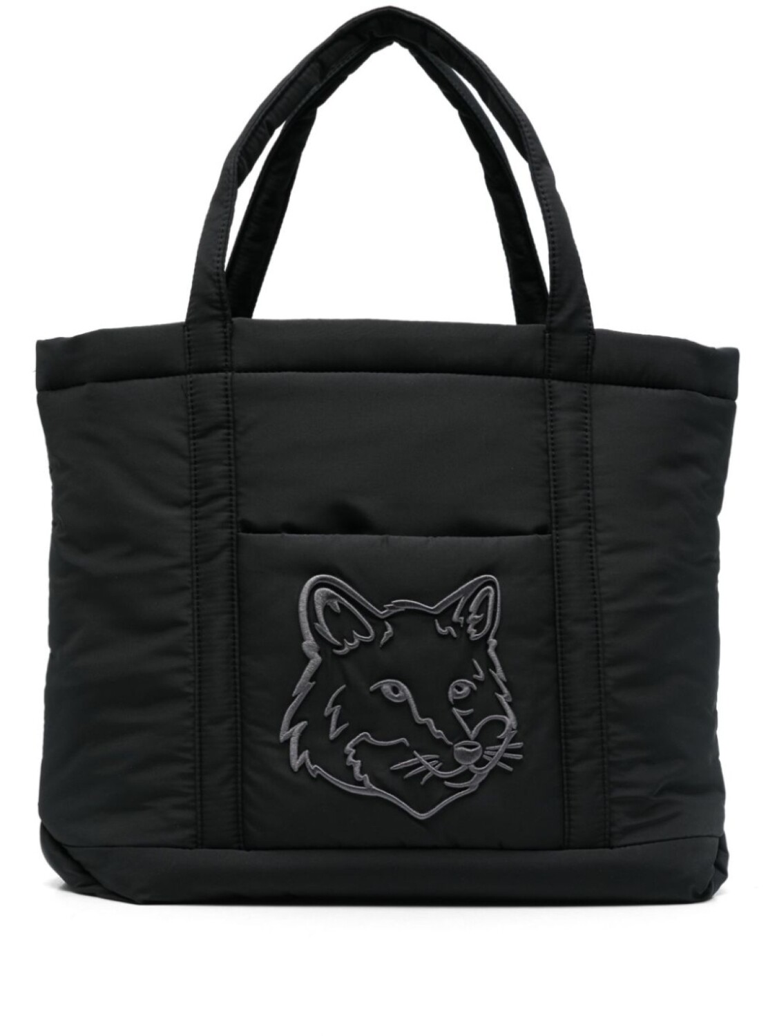 

Сумка-тоут Fox Head Maison Kitsuné, черный