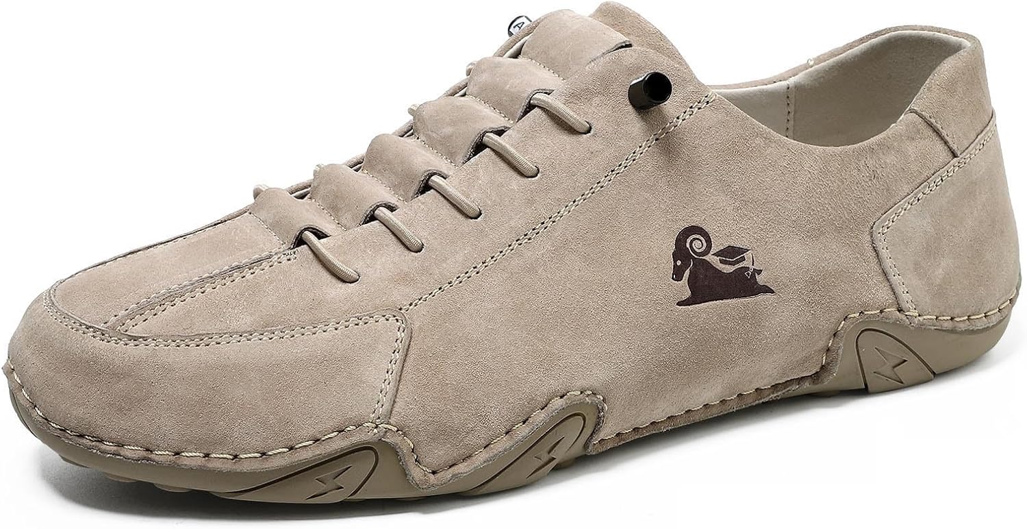 

Мужские дышащие повседневные кроссовки на пятке с эластичной вставкой, удобные для ходьбы и повседневной носки Generic, хаки