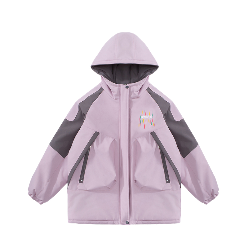 

Детская утепленная куртка с капюшоном PROTECTCAMEL, розовый