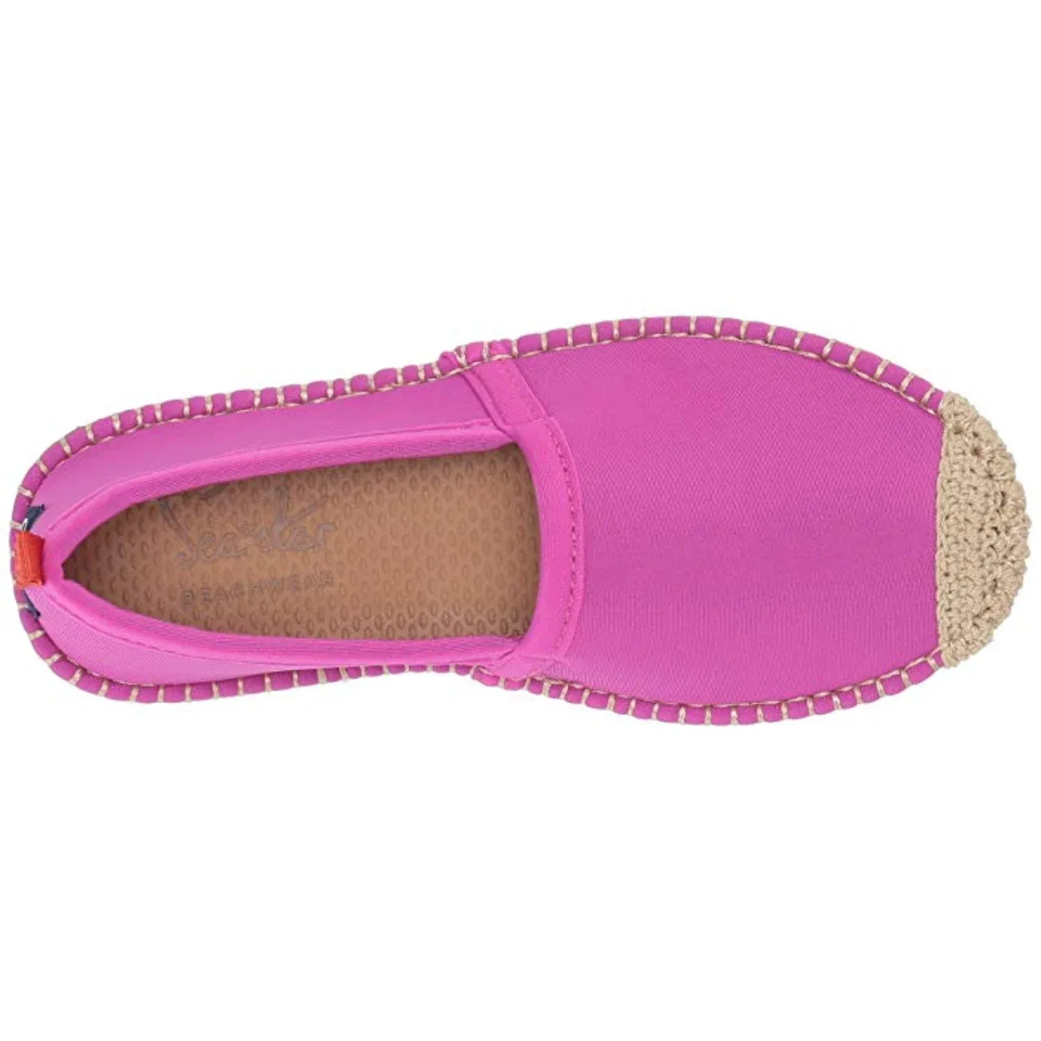 Пляжные эспадрильи Sea Star Beachwear Beachcomber ярко-розового цвета, модель JZZ1257 — фото 3