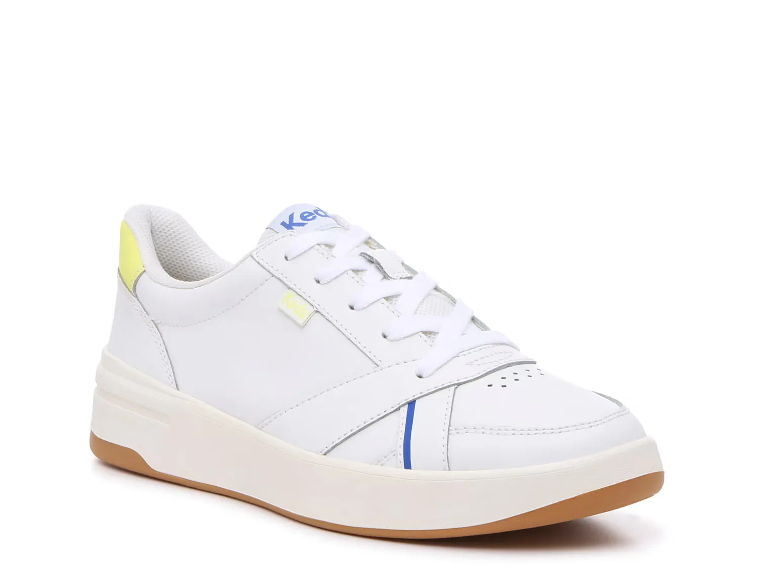 Кроссовки The Court Pickleball Sneaker Keds, белый/желтый