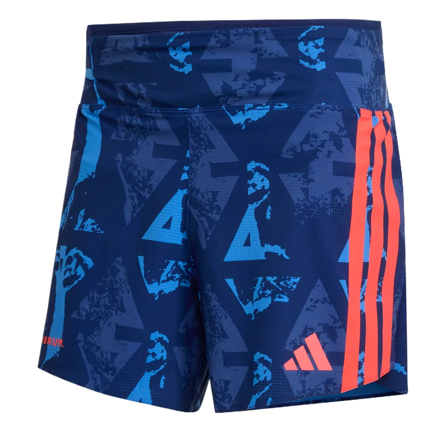 Мужские шорты для бега Adizero Adidas, Dark Blue/Bright Red