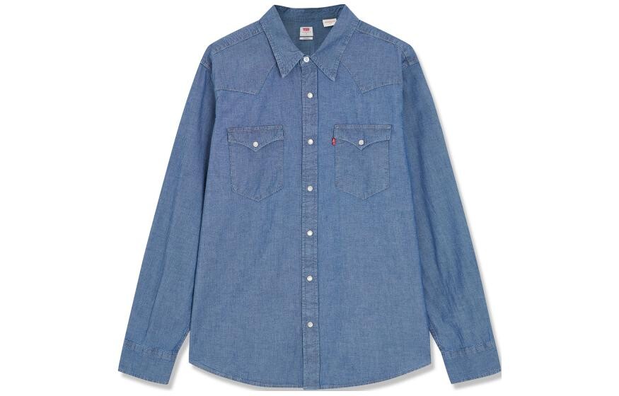 

Рубашка мужская темно-синяя Levi’S, темно-синий
