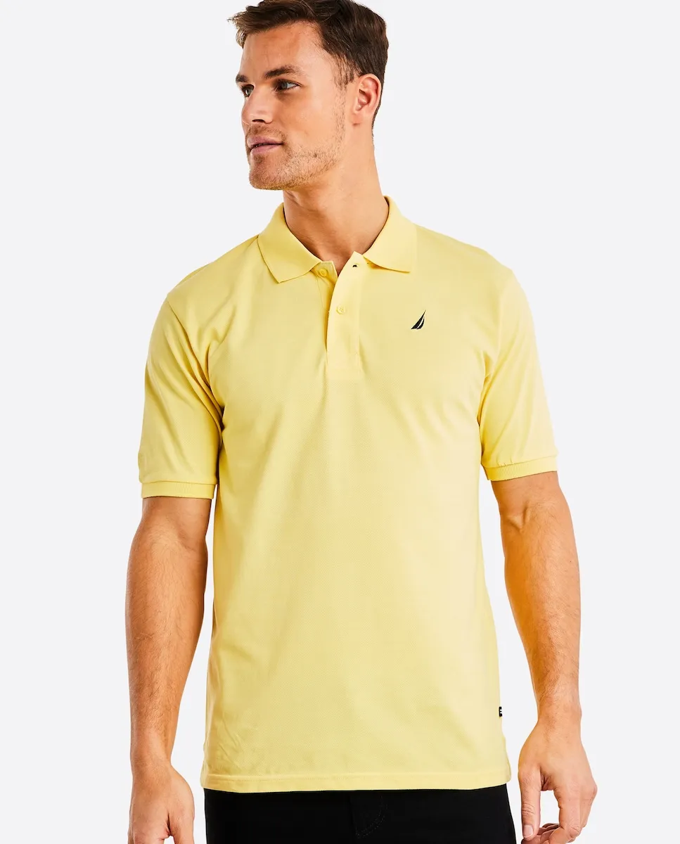 

Мужская поло с коротким рукавом классического кроя Nautica, желтый
