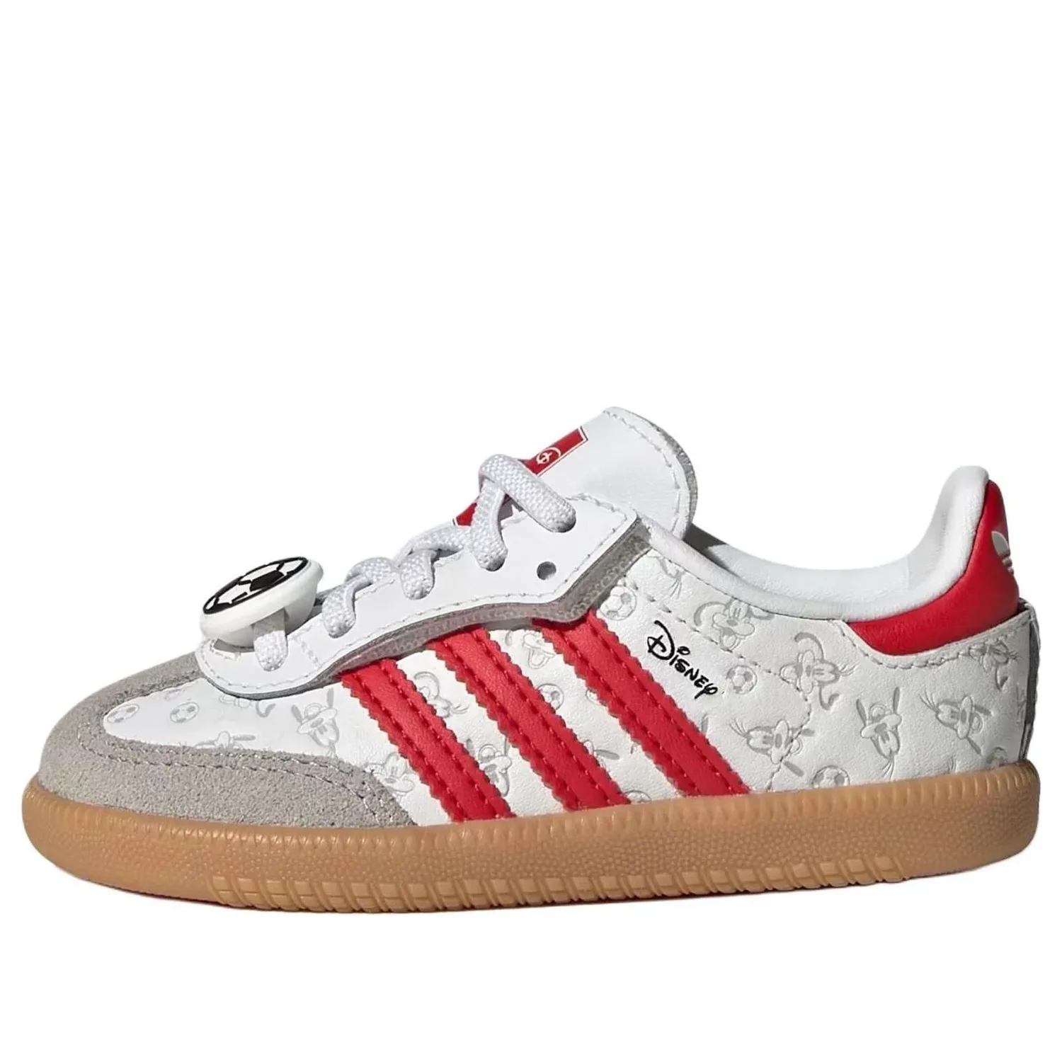 Кроссовки (TD) Adidas x Disney Samba Og Comfort Elastic Lace 'White Better Scarlet'