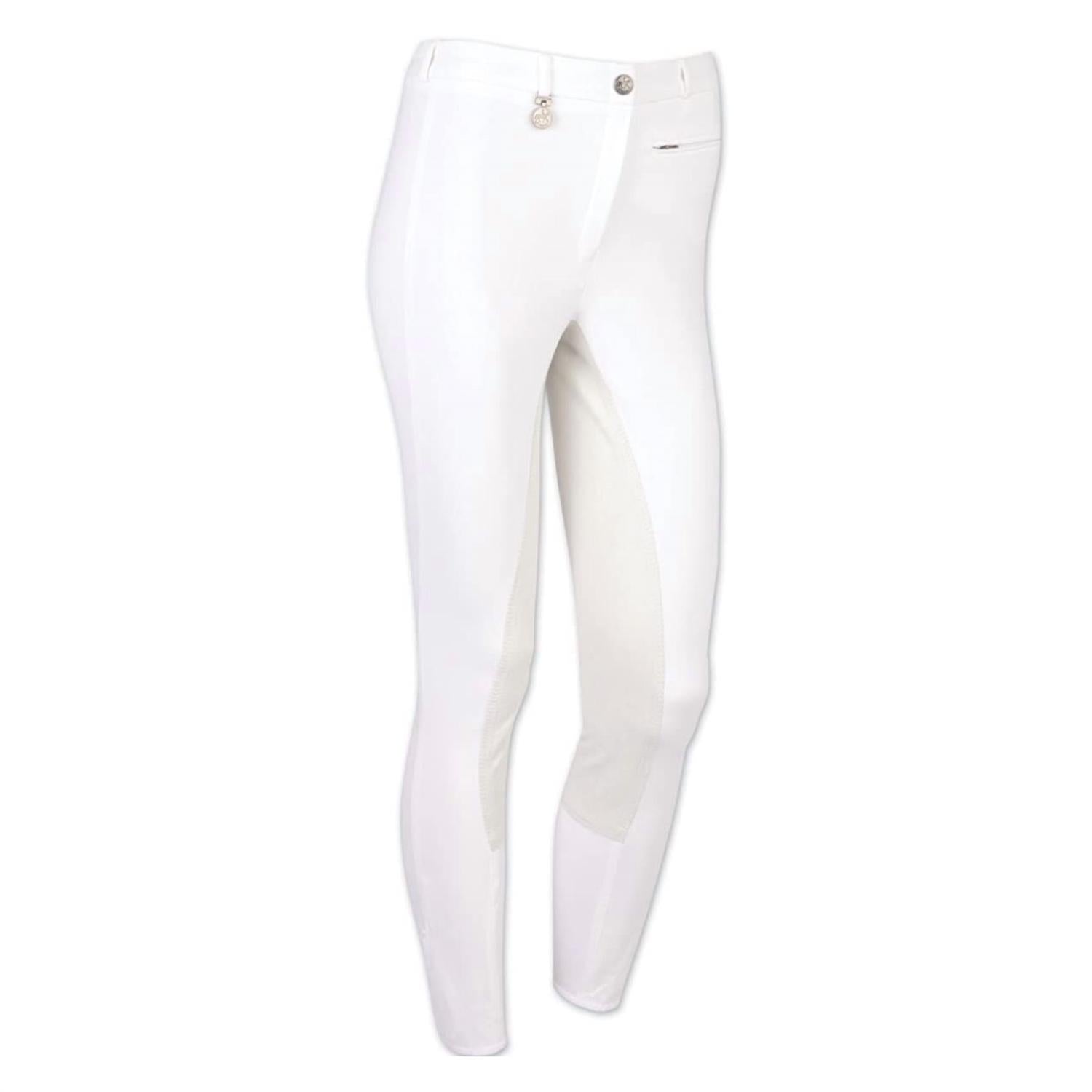 

Женские брюки-бриджи Lugana Full Seat в цвете Micro White Pikeur