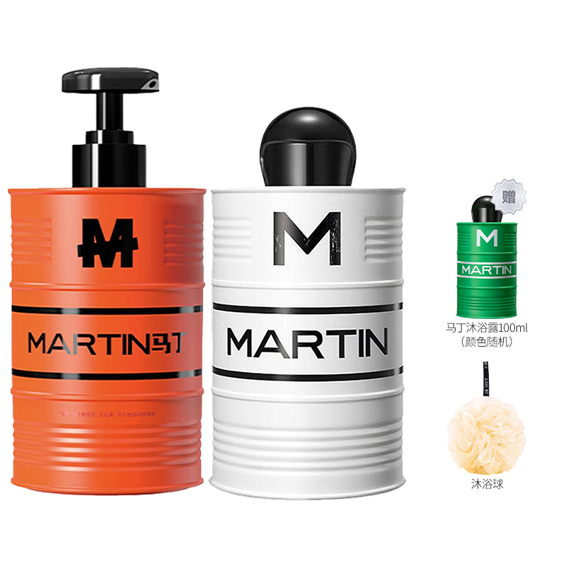 

Шампунь Oil Control Fluffy для глубокого очищения, освежающий, с длительным сохранением аромата 480г*1/480г*2 MARTIN, Anti-shedding oil shampoo 480ml + acne cedar shower gel 480ml