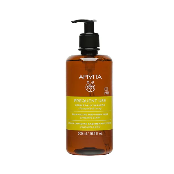 

Мягкий шампунь для ежедневного использования Frequent Use Apivita, 500 ml