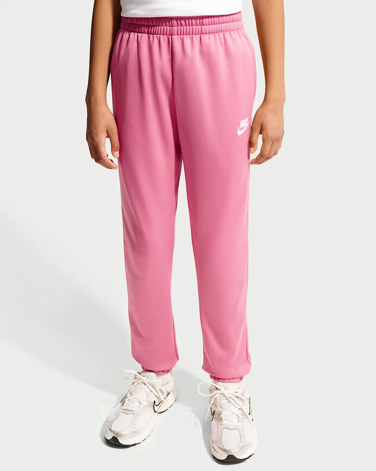 Детский спортивный костюм Dri-FIT Nike Sportswear, Peony/Medium Soft Pink/White — фото 4