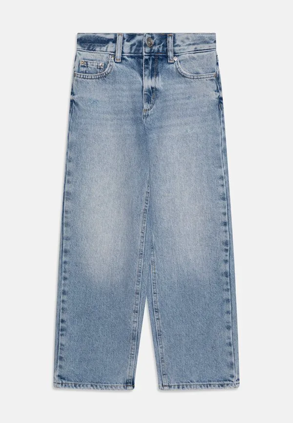 Джинсы kogella с широкими прямыми штанинами Only Girls, Light Blue Denim