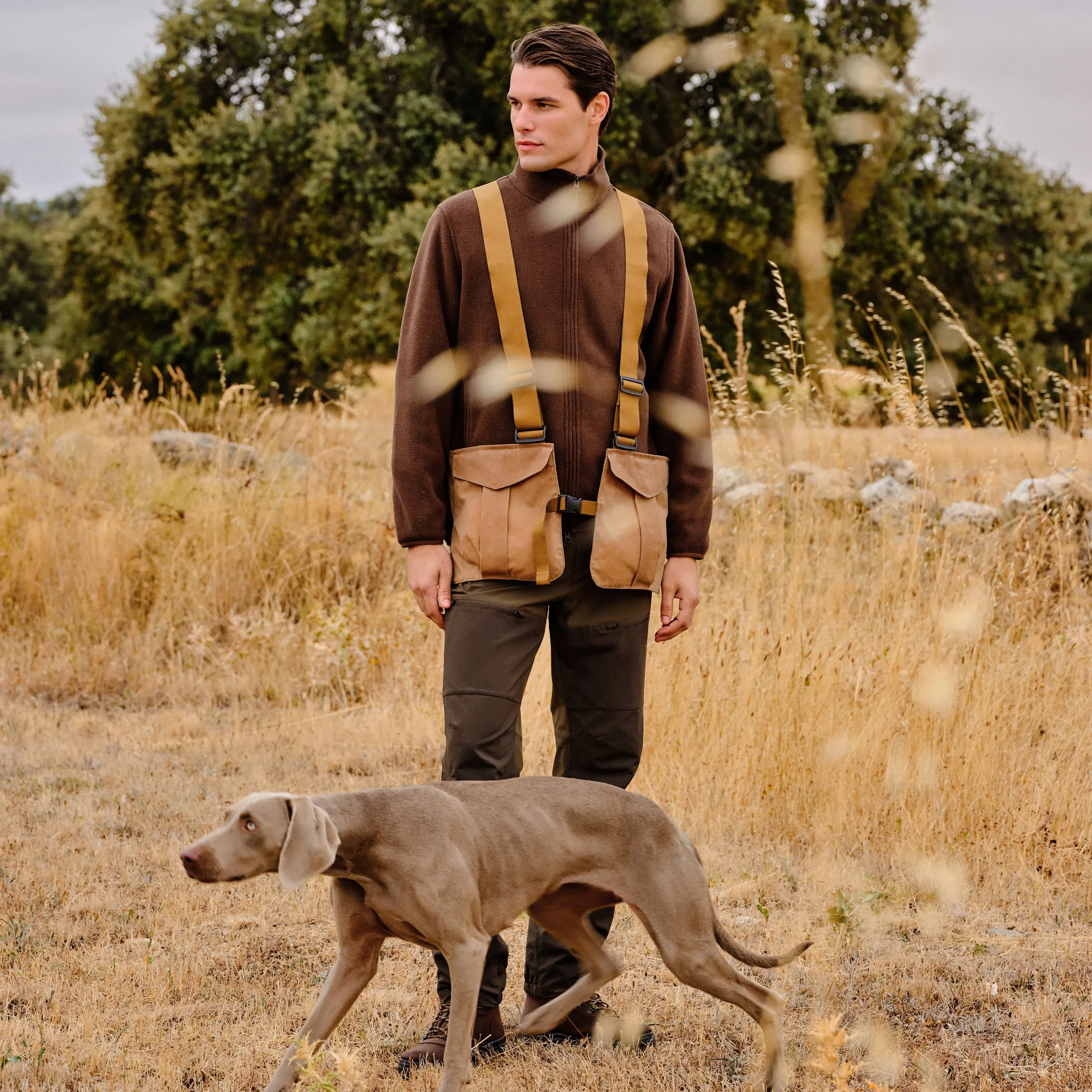 

Мужская базовая флисовая куртка Verhunt, коричневый