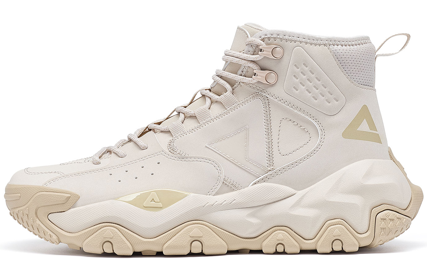 

PEAK Тайцзи Journey 2.0 противоударные нескользящие износостойкие высокие уличные ботинки мужские желтые