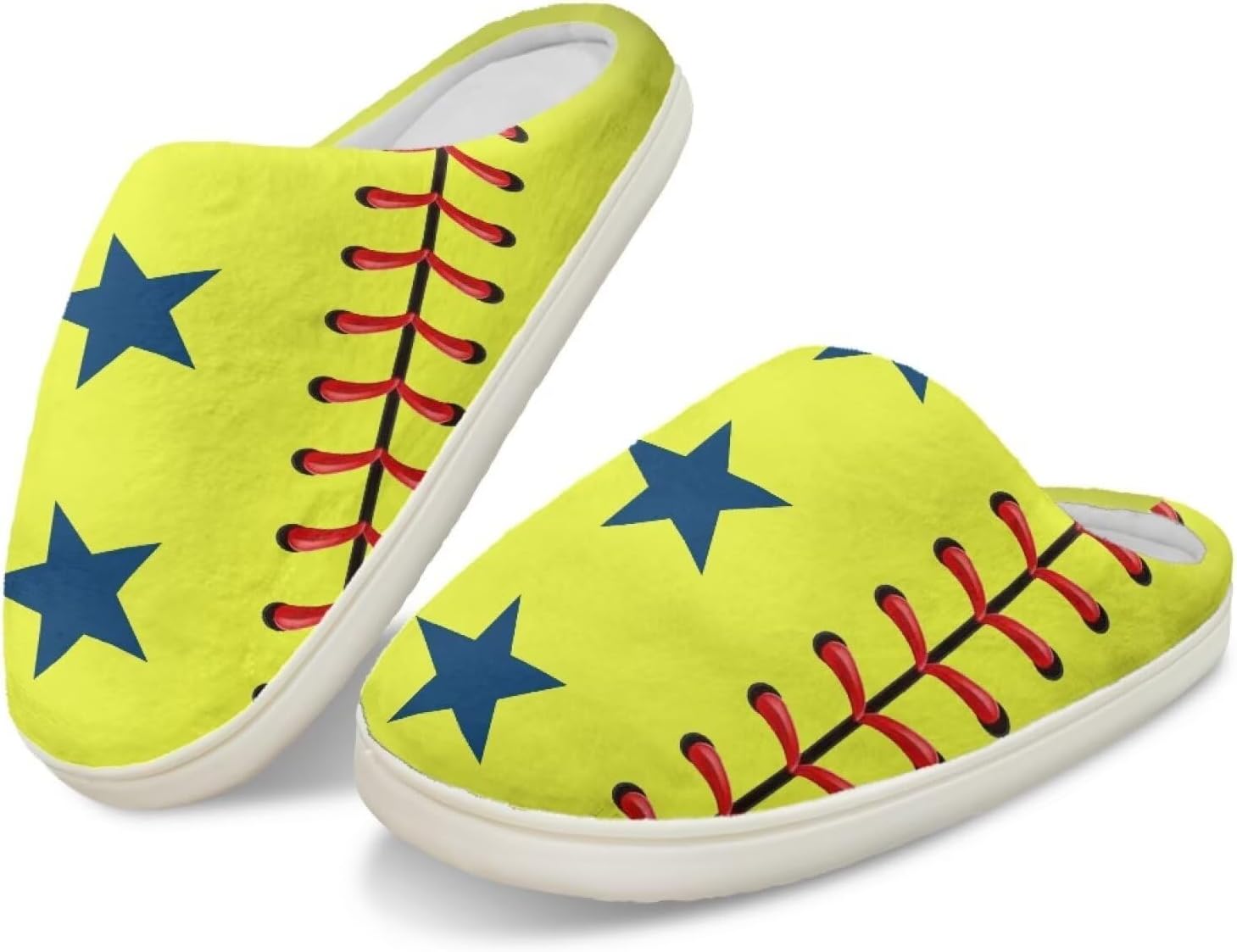 

Мягкие тапочки для женщин, домашние милые тапочки для подростков, размер 4-12 Cugasmaru, желтый