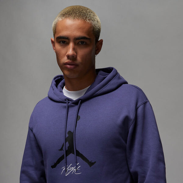 Толстовка Air Jordan Essentials Fleece Hoodie 'Purple', фиолетовый — фото 2
