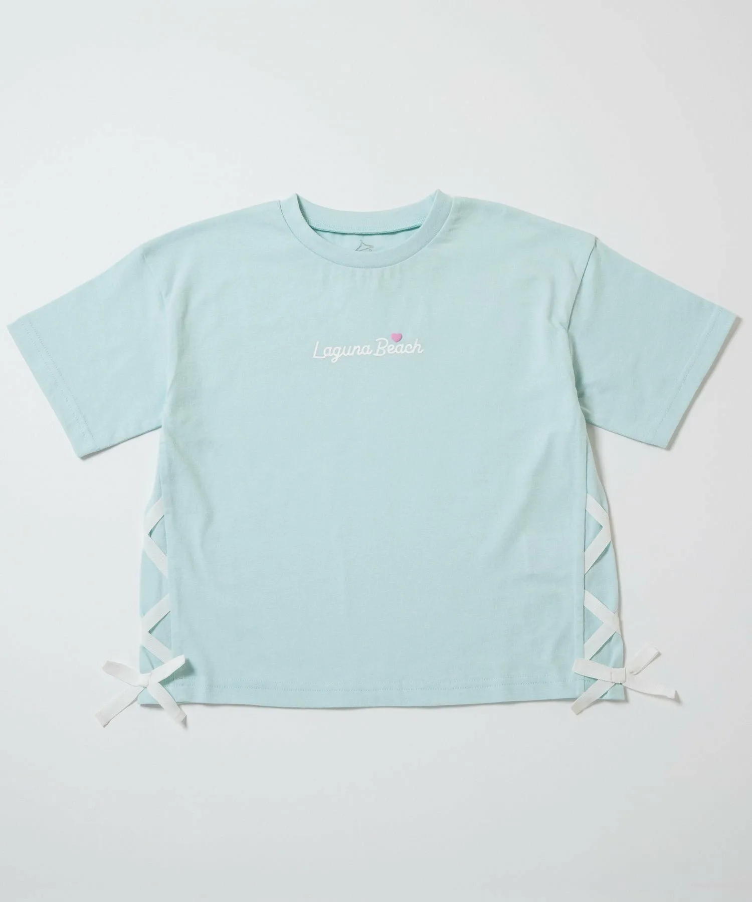 Футболка с боковой лентой Ever Closet, mint — фото 4