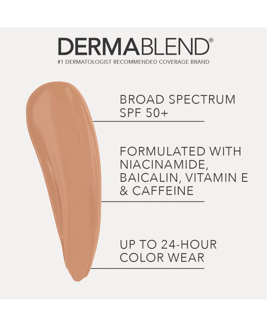 Коррекционный CC-крем с SPF 50 Dermablend, цвет 40n — фото 4
