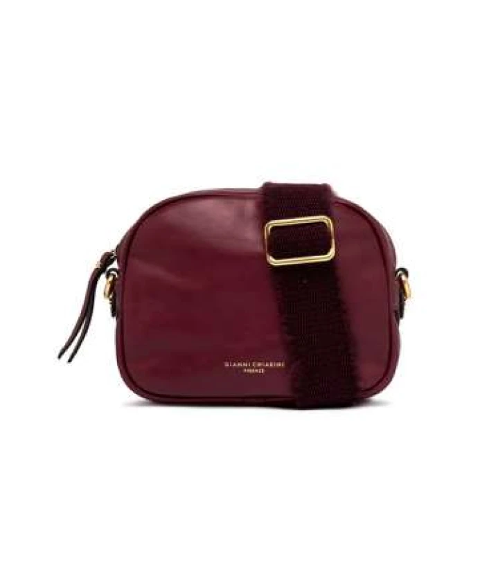 

Квадратная кожаная сумка через плечо Gianni Chiarini, красный