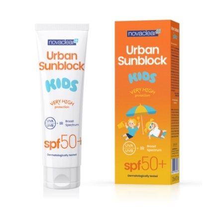 

Солнцезащитный крем Junior High Protection Spf 50 для детей - 125 мл - Защита широкого спектра UVA/UVB Novaclear