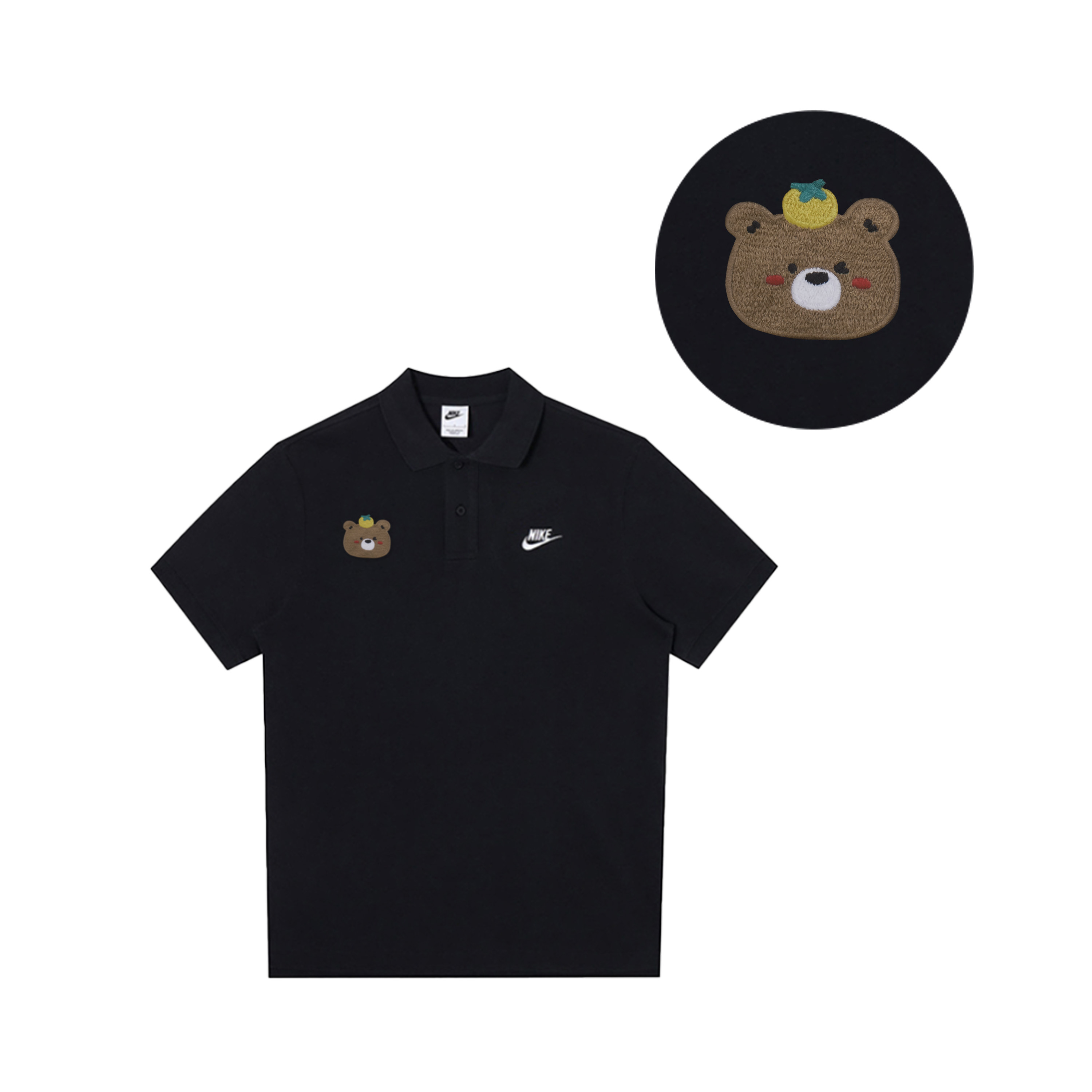 

Nike Спортивная поло мужская black, Черный, Nike Спортивная поло мужская black