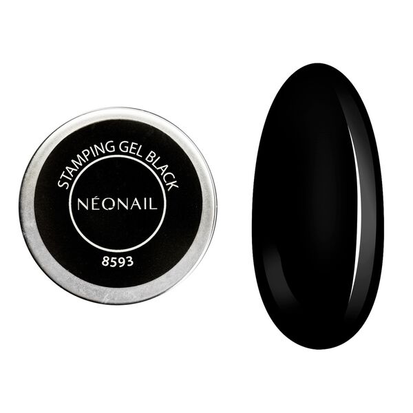 

Черный гель для нейл-арта, 4 мл Neonail Stamping gel