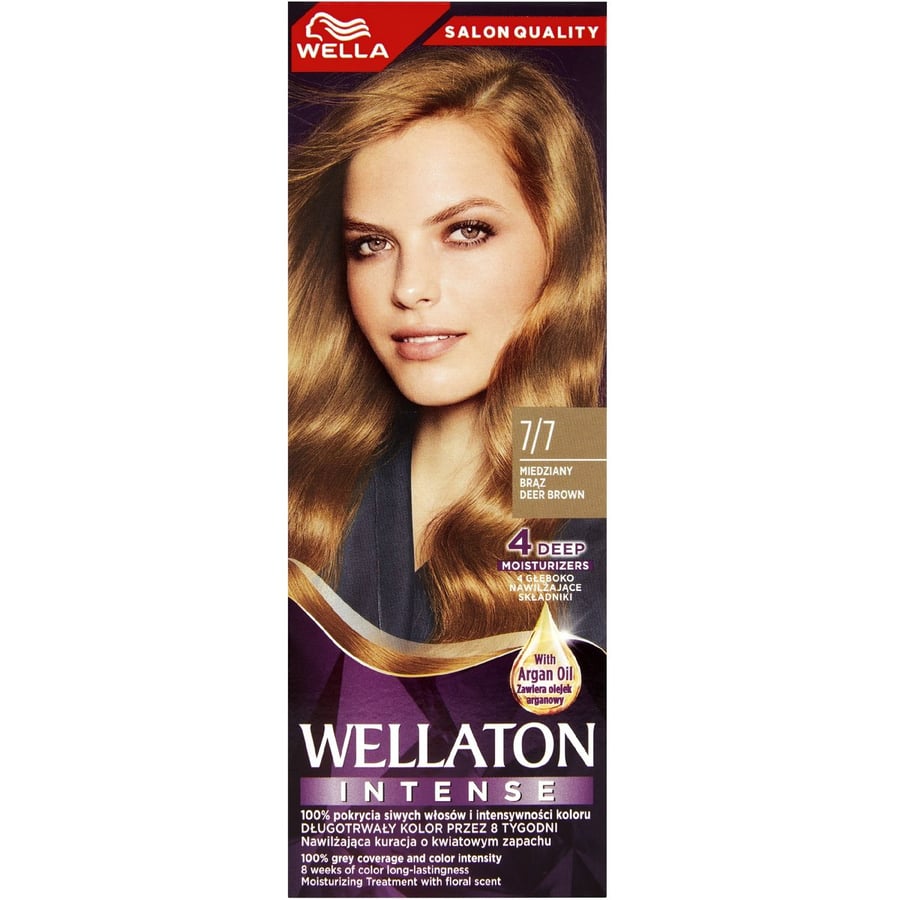 

Интенсивная крем-краска Wellaton Медно-коричневый 7/7