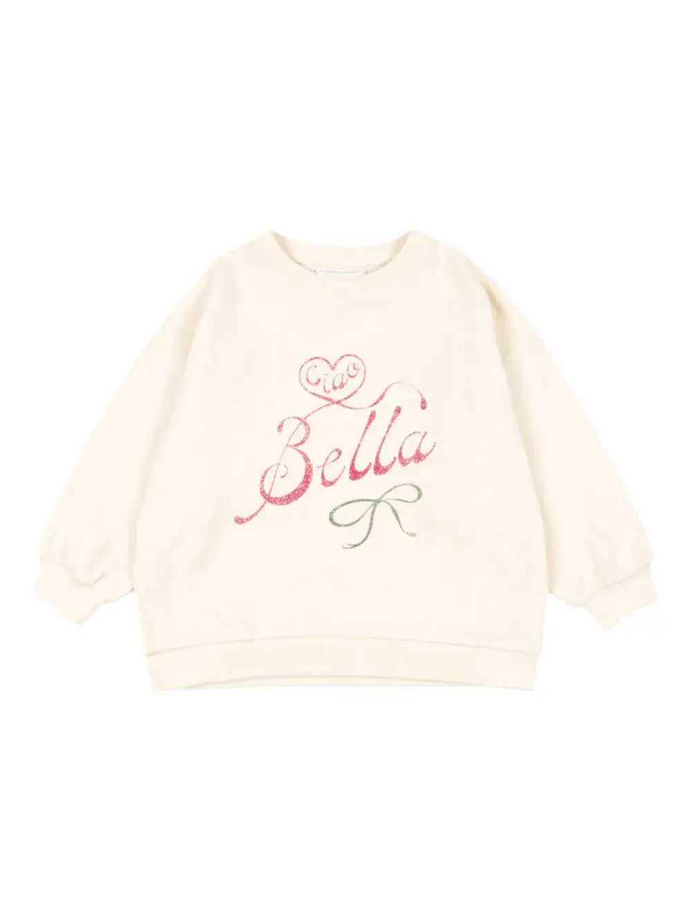 

Свитшот с круглым вырезом X Rosie Huntington-Whiteley Bella Konges Sløjd, кремовый