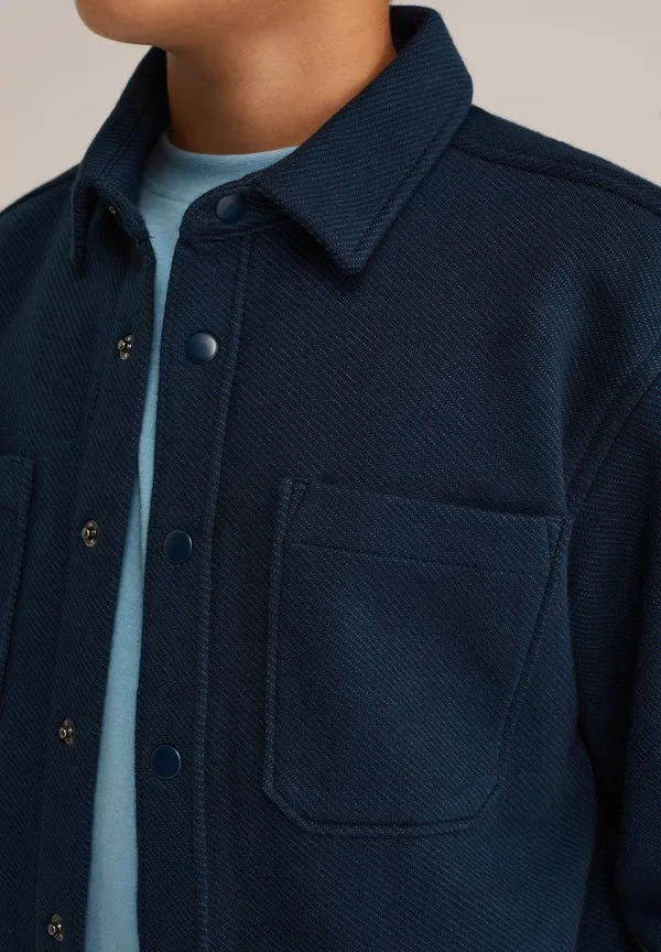 Рубашка «блю ридж» We Fashion, Navy Blue — фото 3