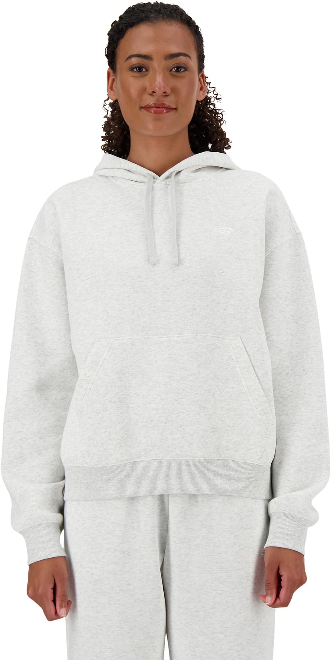 

Худи New Balance Sport Essentials Fleece Hoodie, цвет Ash Heather