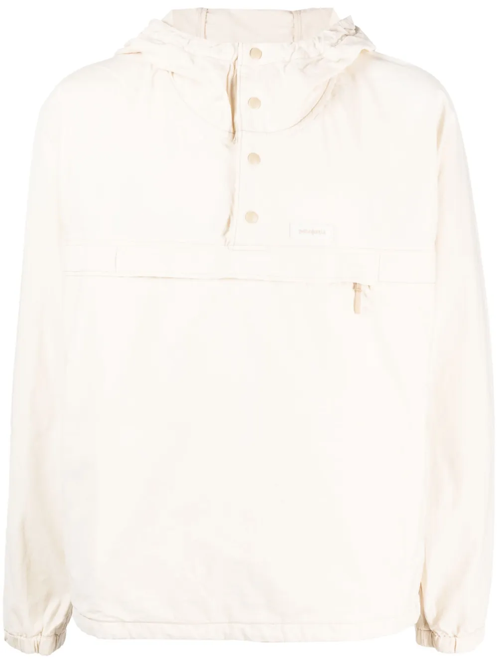 

Куртка с капюшоном и нашивкой-логотипом Patagonia, бежевый