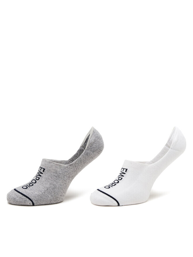 

Носки 292315 4R227 01848 Emporio Armani, серый/белый