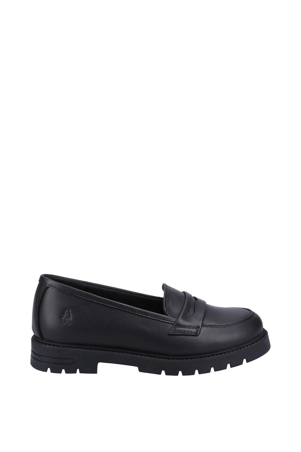 'Hazel Loafer SNR' Girls BTS FLFR Hush Puppies, черный — фото 4
