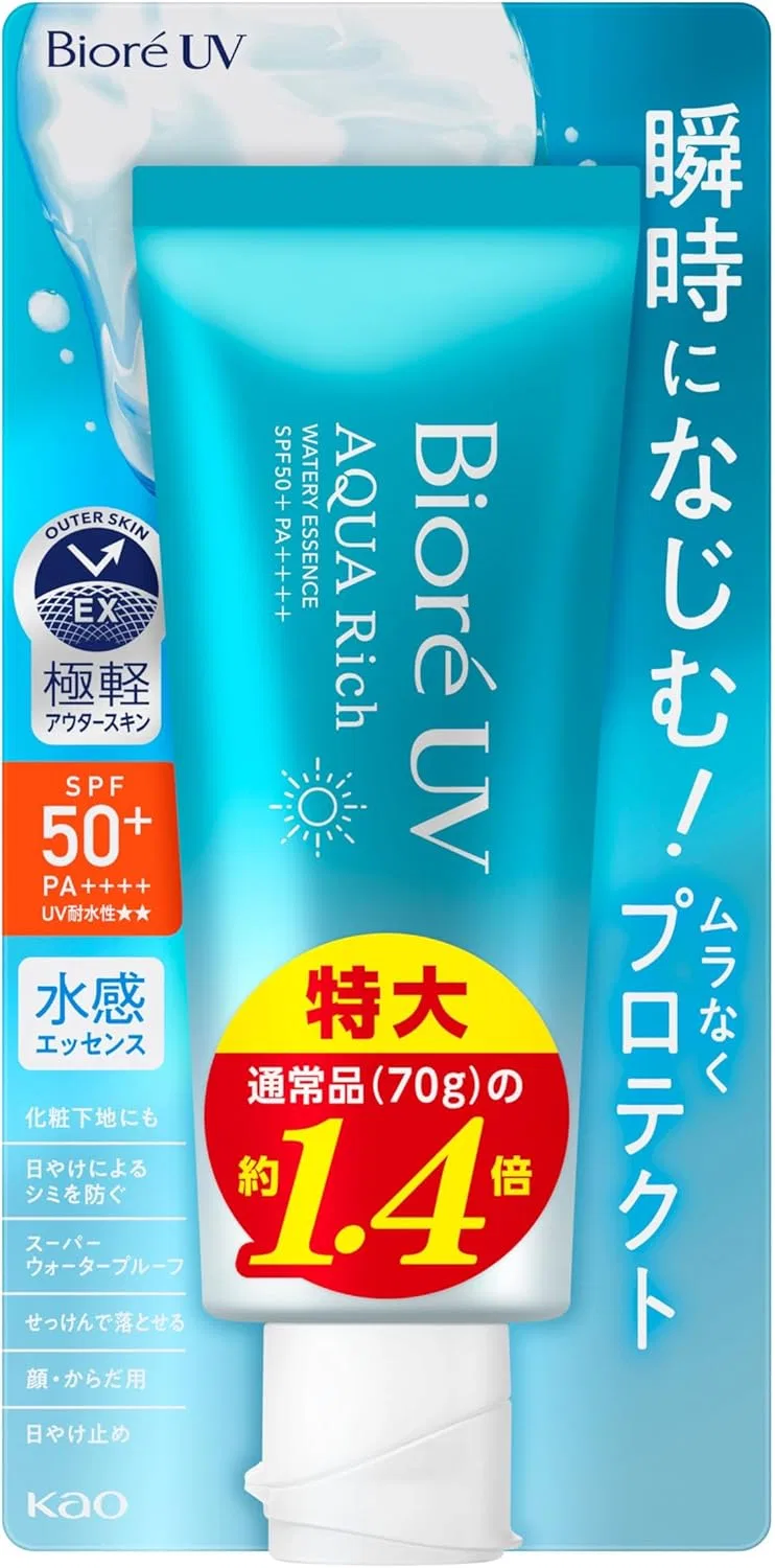 Солнцезащитный крем Biore UV Aqua Essence, 2 шт, 220 г — фото 4