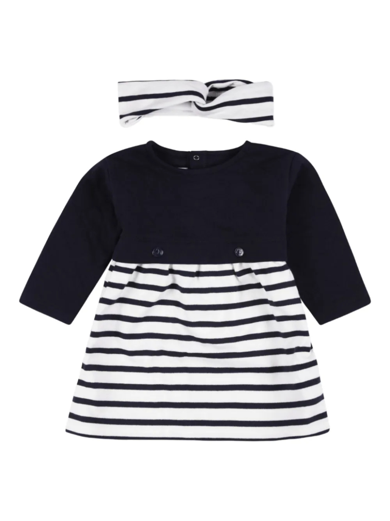 

Petit Bateau платье с длинными рукавами, синий
