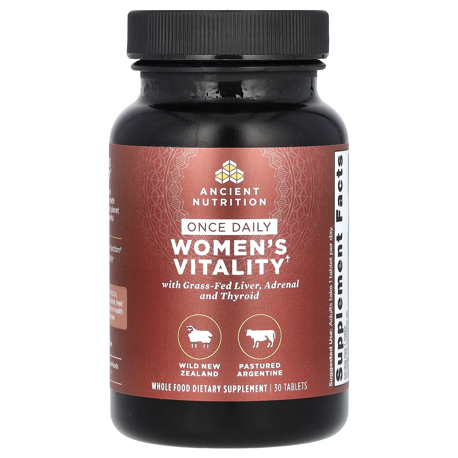 

Добавка Ancient Nutrition женская жизнеспособность, 30 таблеток