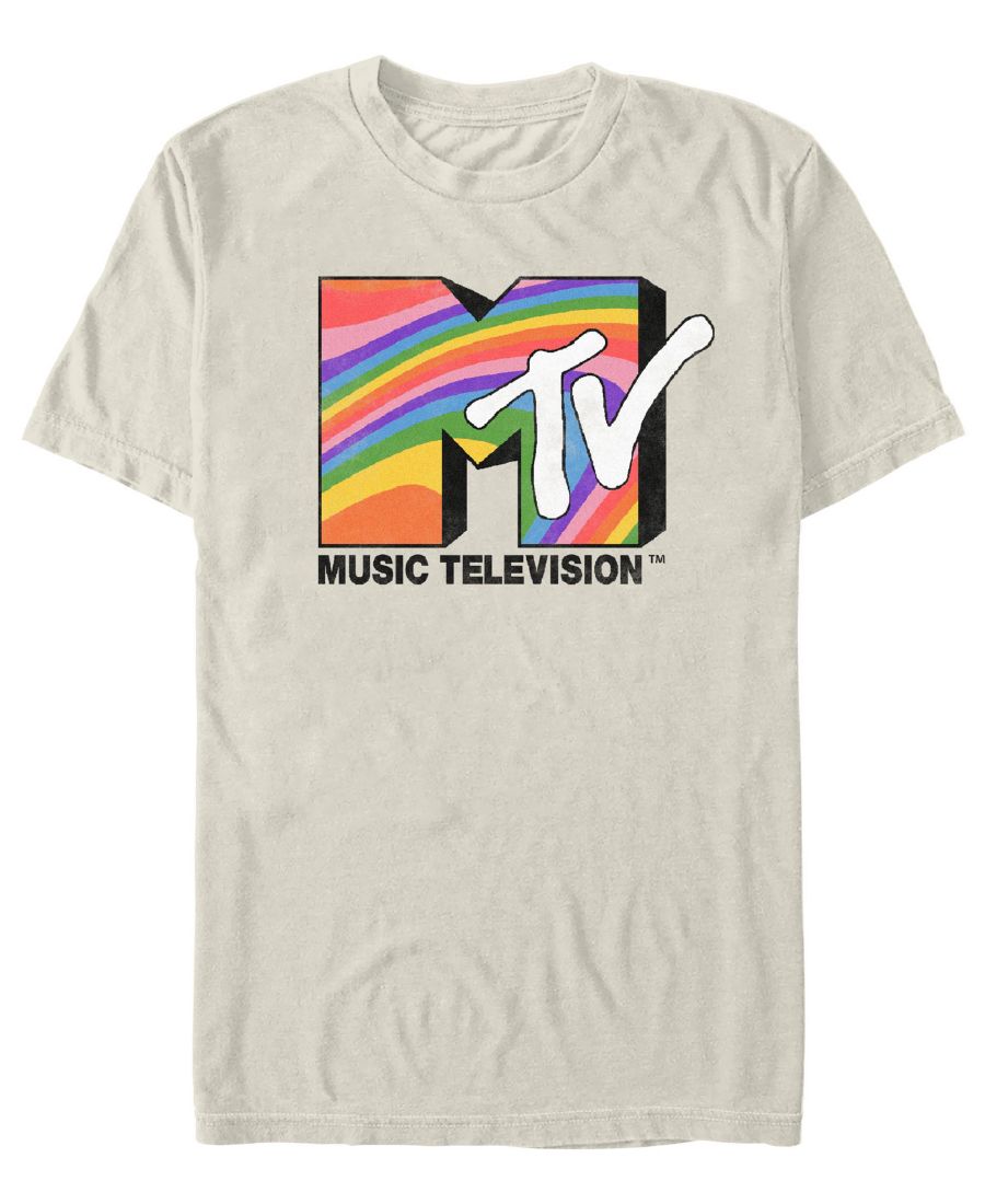 

Мужская футболка с коротким рукавом Rainbow Television Fifth Sun, Natural