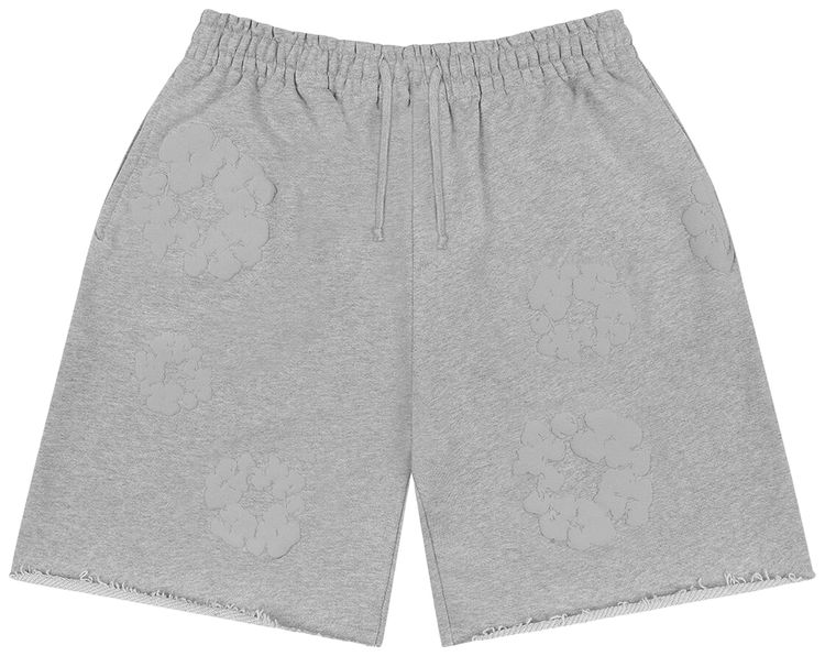 

Джинсовые шорты Denim Tears Mono Cotton Wreath Sweatshorts, серый