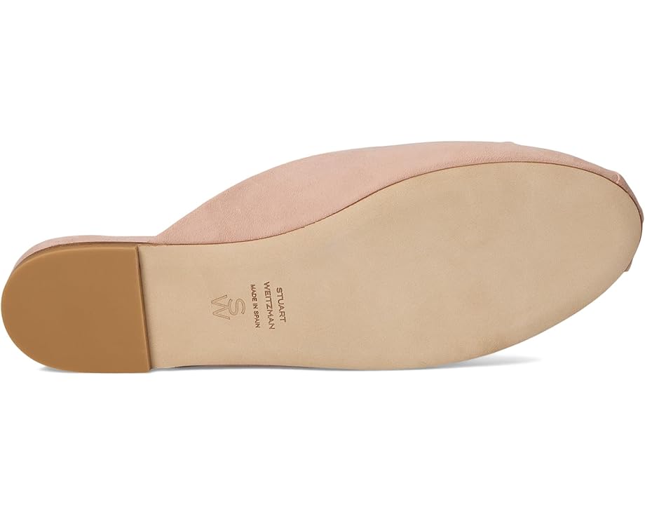 Балетки Stuart Weitzman Prima Bow Ballet Mule, цвет Blushful — фото 3