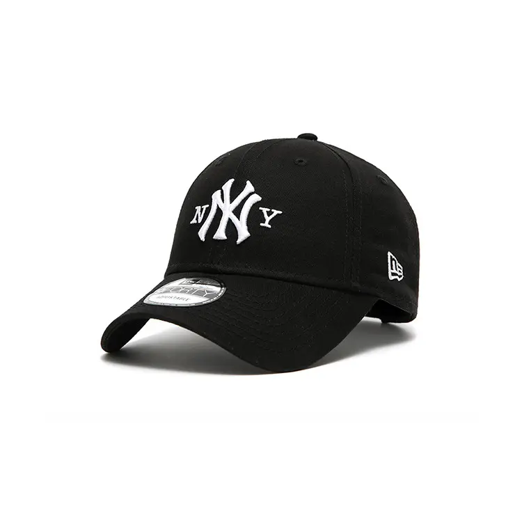 

New Era Бейсболка из полиэстера и хлопка унисекс черная, Black